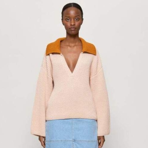 Baum Und Pferdgarten - Cochetta Knit Wool-Blend Sweater - NWT - Picture 6 of 9